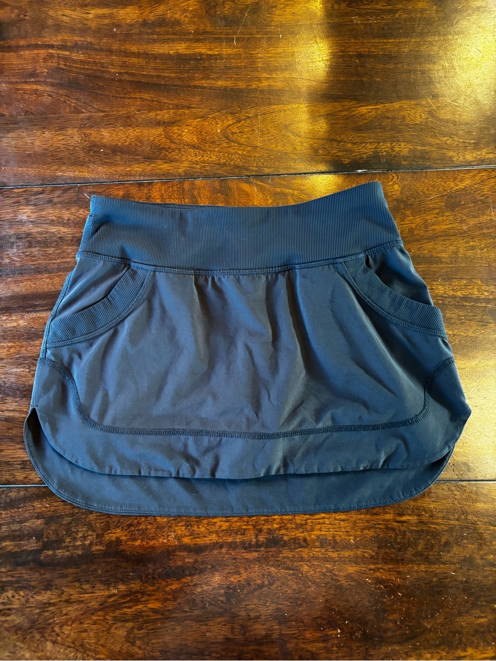 lululemon athletica Black Active Skirt with Zip Pocket
